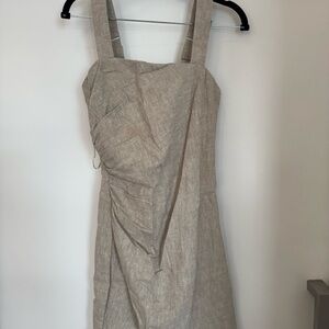 Abercrombie & Fitch Beige Mini Dress